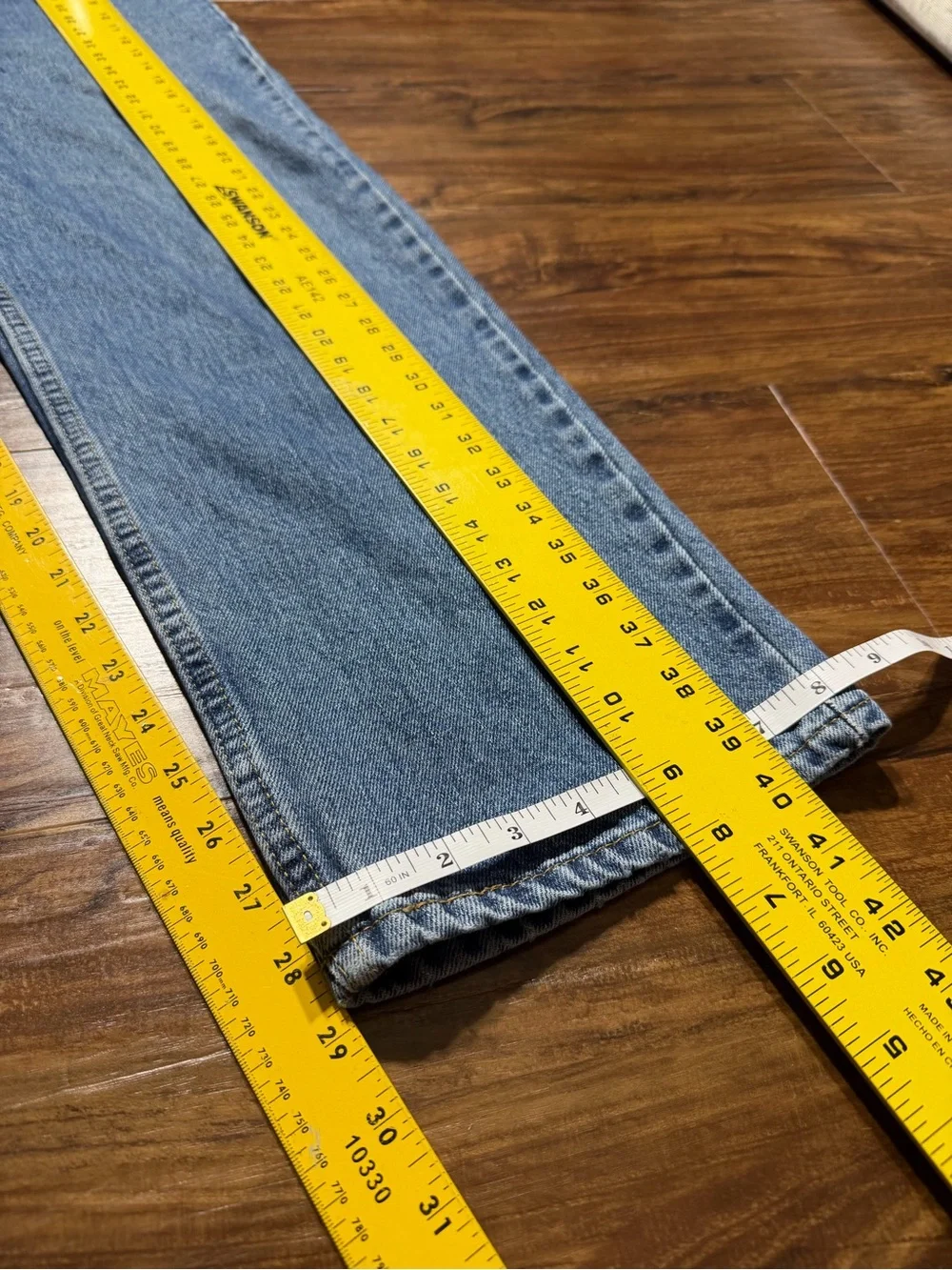 Levi’s 550 Relaxed Fit Jeans Light Wash W34 L31 Vintage Y2K Baggy Red Tab